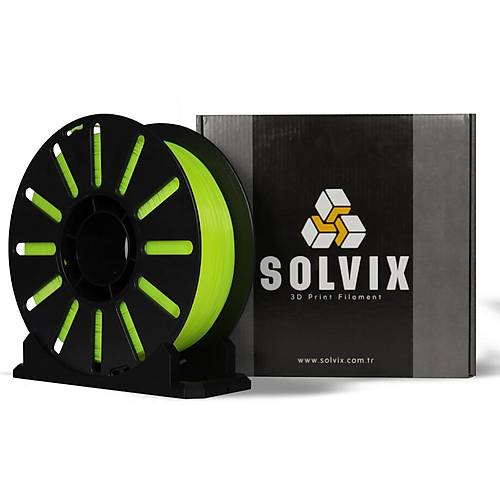 SOLVIX Floresan Sarı Pla/Pha Premium Filament 1.75mm 1 Kg