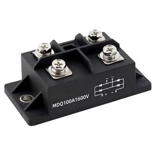 MDQ100-16 100A 1600V Tek Faz Köprü Diyot - Şase Tip