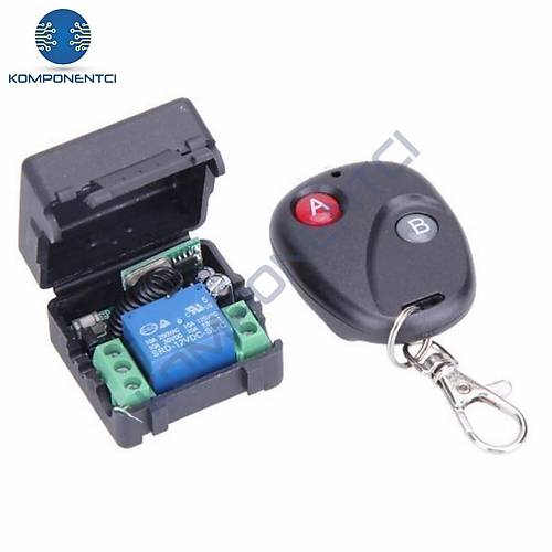 433 Mhz RF Uzaktan Kumanda 10A RF Alıcı Verici Transmitter Receiver 12V