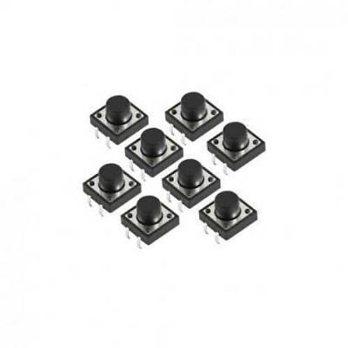 12x12x10.5mm 4 Pinli Push Buton - Tact Switch