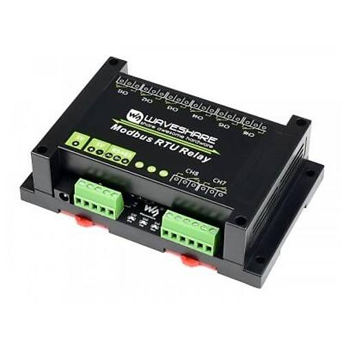 Endüstriyel 8 Kanallı Modbus RTU Röle Modülü - RS485 Arayüzü