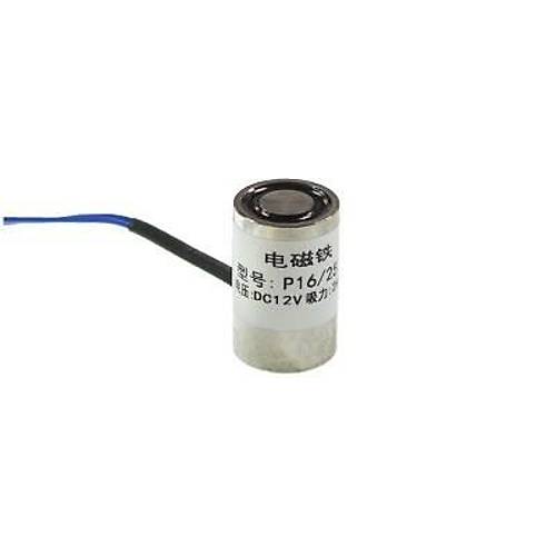 P16/25 12V Elektromıknatıs - 2kg Elektro Manyetik Tutucu