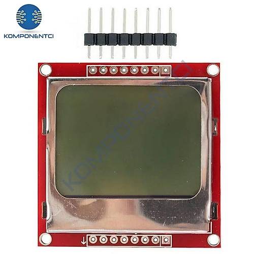 Nokia 5110 LCD Ekran Kırmızı