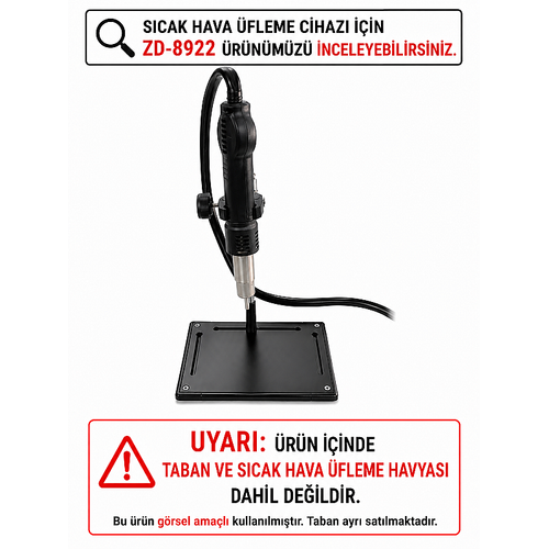 ZD-11P Sıcak Hava Tabanca Tutucu Aparatı - Tabansız