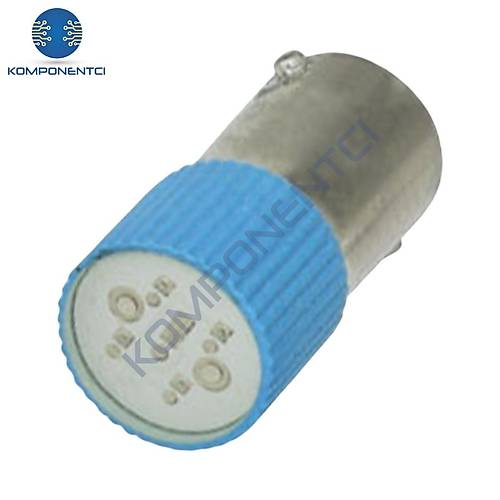 Gwest BA9SC-110V-M BA9S Led Ampul 110V Mavi
