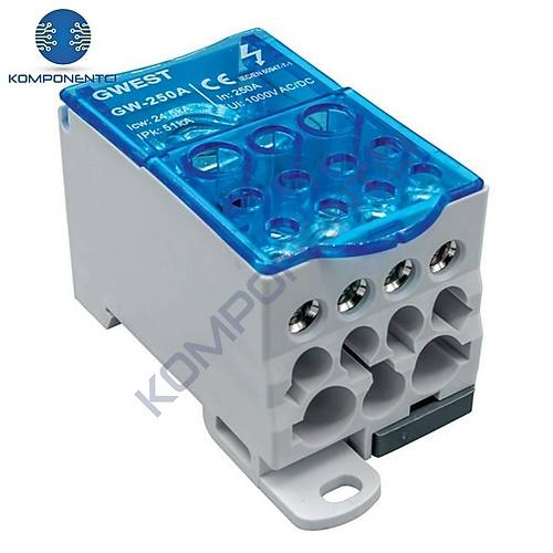 Gwest GW-250A Tek Kutuplu 250A Girişli Dağıtıcı Ünite