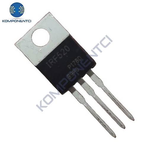 IRF520 Transistör N-Mosfet V-MOS To-220