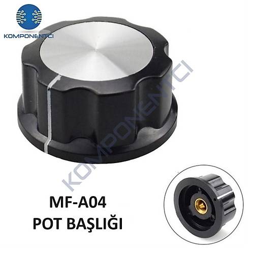 IC-222A Vidalı Potansiyometre Düğmesi Pot Başlığı MF-A04