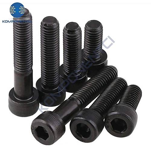 İmbus M4x35mm Cıvata Siyah (Alyan Başlı) DIN912 10 Adet