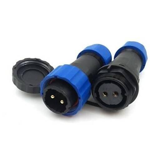 SD20 2 Pin 20mm Su Geçirmez Konnektör Takımı