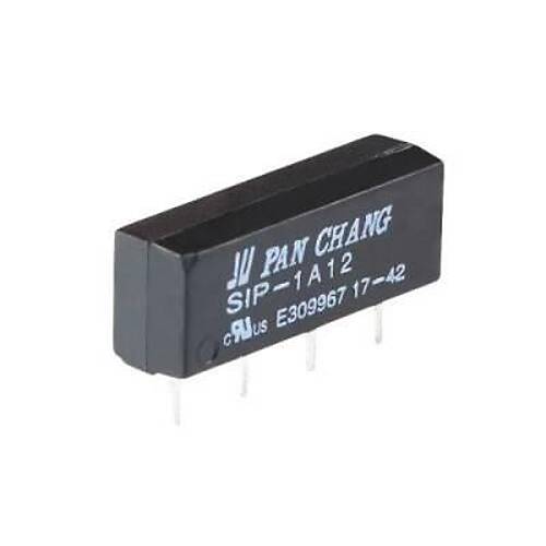 SIP-1A12 12V 1A Reed Röle - 4-Pin