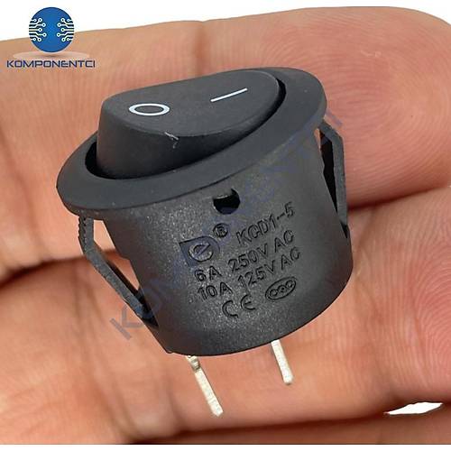 IC-133-5 Yuvarlak Işıksız Anahtar On-Off 2P