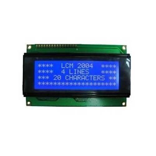 4X20 LCD Ekran Mavi
