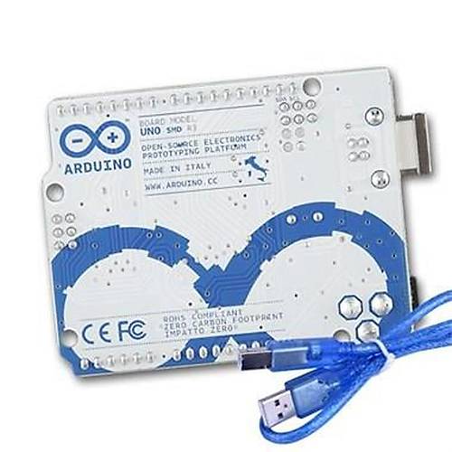 Arduino UNO R3 Klon (orijinal - Atmega328P DIP Chipset) - USB Kablo Hediyeli