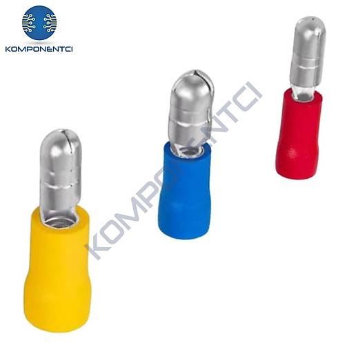 Gwest Erkek Terminal İzoleli Kablo Ucu GBE-1040 0.50-1.50mm Kırmızı 200 Adet
