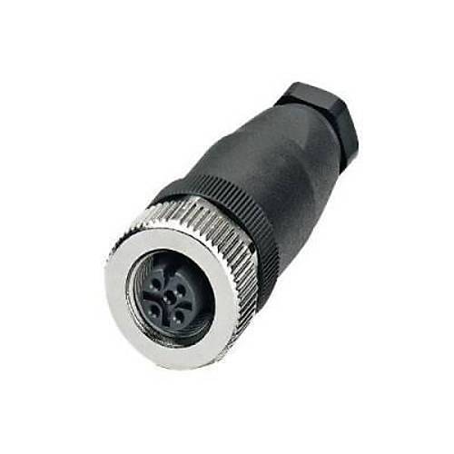 M12 5 Pin Dişi Konnektör