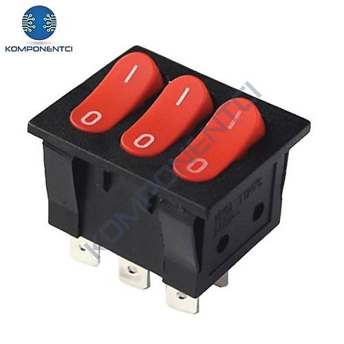 IC-136 Üçlü Işıksız Anahtar ON-OFF 6P