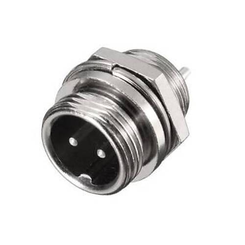 Mike Konnektör 2-Pin 12mm - Erkek