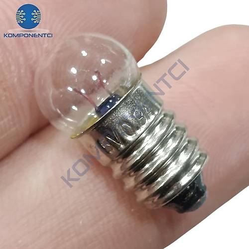 Mini Ampul - Deney Ampulü - Fener Ampulü E10 Ampul 1 Adet