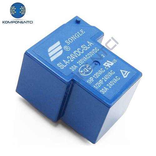 Songle 24V 30A 5 Pin Röle SLA-24VDC-SL-A ( T90 Relay )
