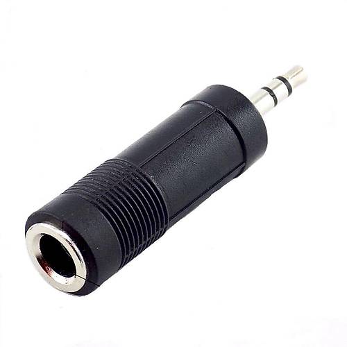 3.5mm Erkek Jak 6.35mm Dişi Jak Çevirici Adaptör