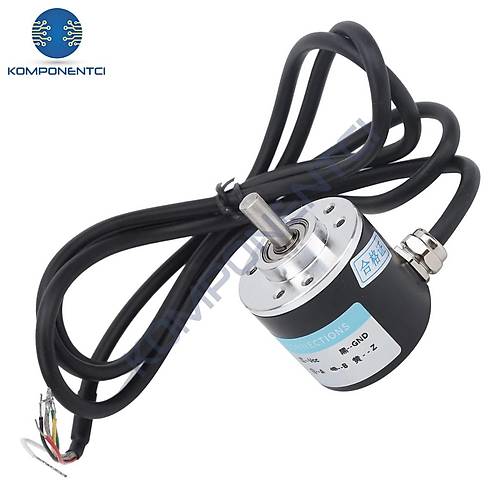 Artımlı Optik Döner Enkoder - 400 Darbe 5-24V/DC
