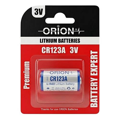 Orion Lityum CR123A 3.0V Pil