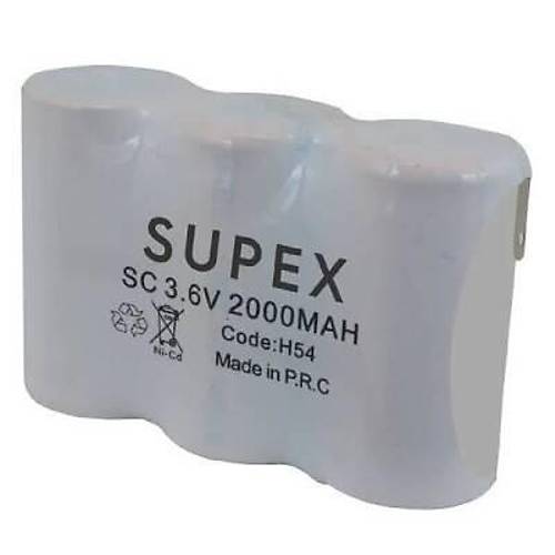 3.6V 2000mAh Süpürge Pili SP2000SC-3Y