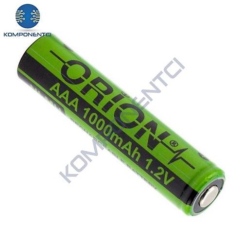 Orion 1.2V Ni-Mh AAA 1000mAh Şarj Edilebilir Pil