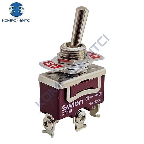 IC-152S Toggle Switch On-Off 15A 3P Ø12mm XT12-B