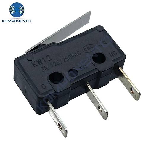 IC-163-3 Kısa Paletli Micro Switch Uzun Lehim Bacak