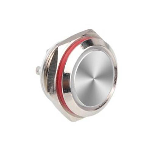 WD16C1-Pin-P1 16mm Düz Yaylı Metal Buton