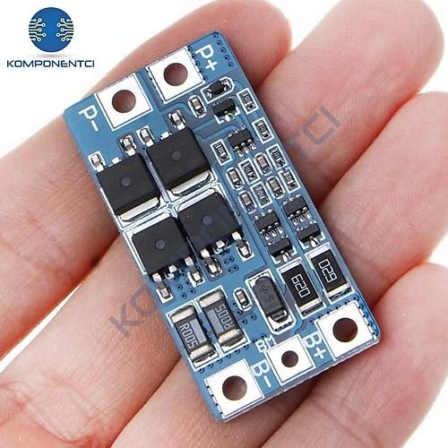 2S 10A BMS 7.4V 18650 Lityum Pil Koruma Devresi