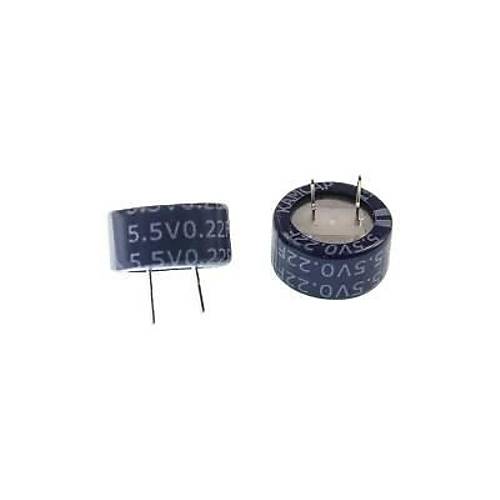 0.22F 5.5V Kondansatör Pil - Süper Kapasitör