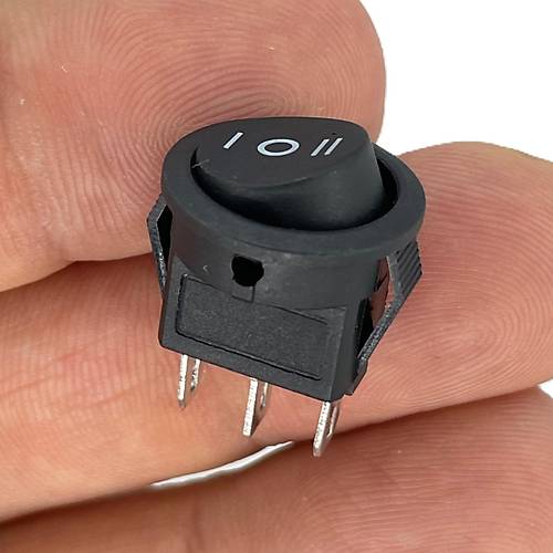 IC-134E-5 Yuvarlak Mini Anahtar On-Off-On 3P