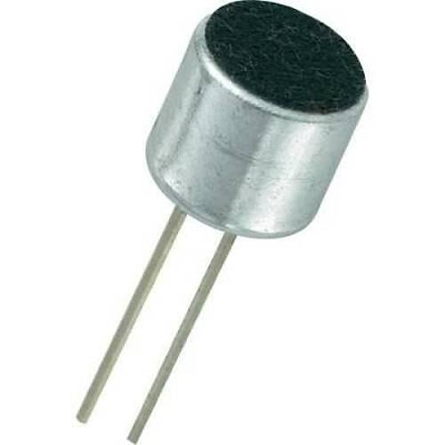 Elektret Kapasitif Mikrofon Kapsülü 6mm