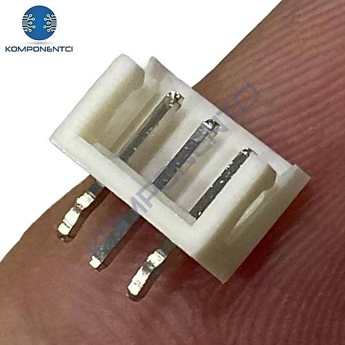 3 Pin JST-EH 2.5mm Düz Konnektör Erkek B3B-EH-A(LF)(SN)