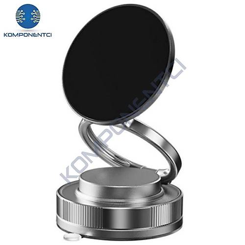 Divex Manyetik Telefon Tutucu Araç İçi 360° Mıknatıslı Stand Gri DH-396