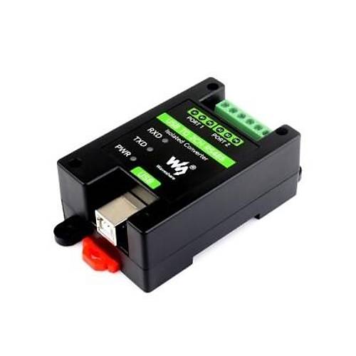 Endüstriyel USB'den 2 Kanal RS485 İzole Dönüştürücü - Orijinal FT2232HL Çip