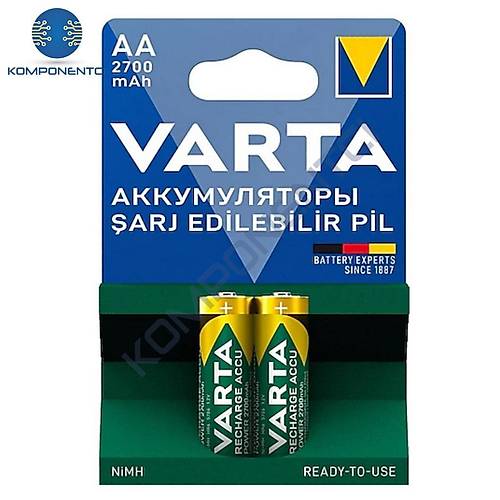 Varta 2700mAh AA Şarj Edilebilir Pil 2'li Paket