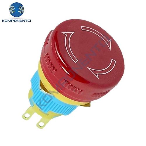 IC-180D-27 Acil-Stop Bas-Çevir 16mm 2NC Kafa:27mm