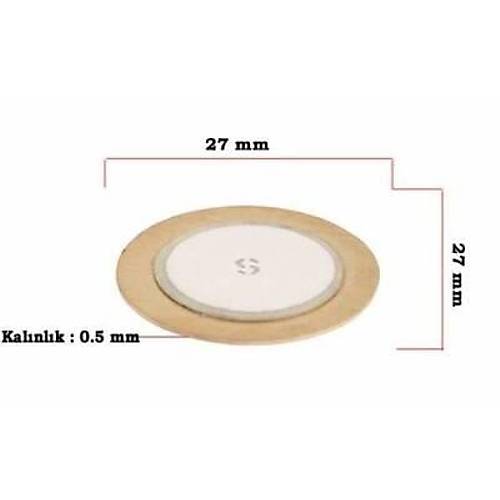 Piezo Disk Element- 27 mm Çap