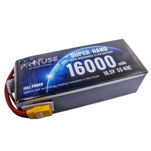 18.5V 5S 16000mAh 40C Lipo Batarya