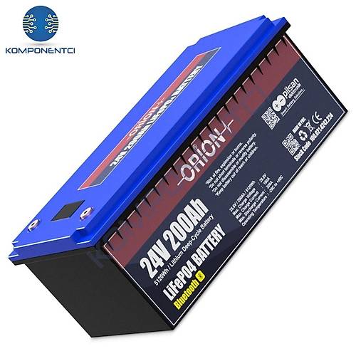 Orion Akü LifePO4 24200B 24V 200AH Bluetooth Ekranlı