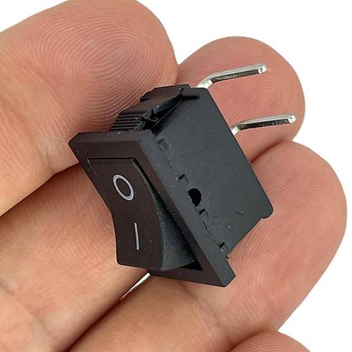 IC-120D Mini Işıksız Anahtar İğne Bacak 90 Derece On-Off 2P