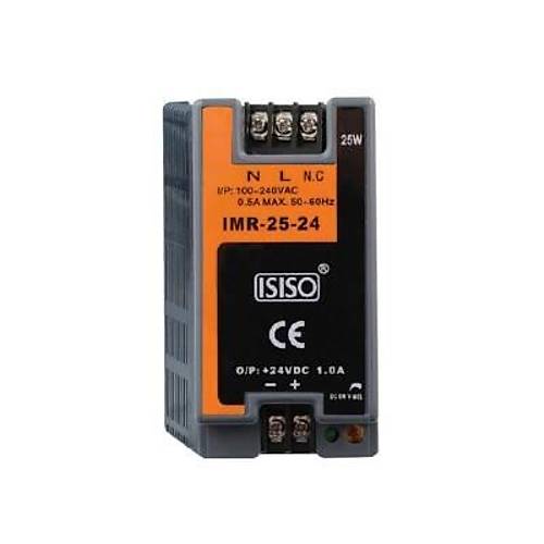 IMR-25-24 - 24W 24VDC 1A Ray Montajlı Kapalı Tip Mini Güç Kaynağı