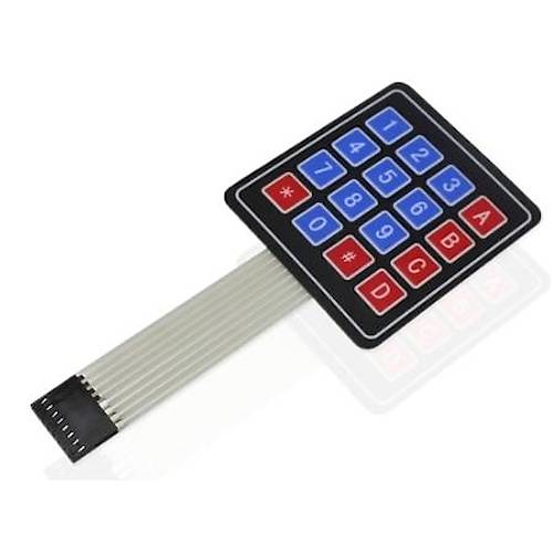 Arduino PIC ARM 4x4 Membran Tuş Takımı Keypad