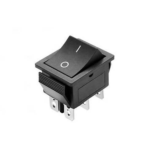 KCD4 Işıksız On/Off Anahtar - 6 Pin