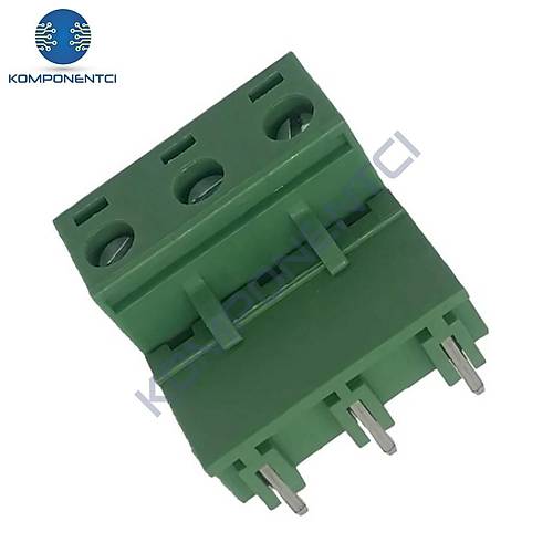 3 Pin 7.62mm Geçmeli 90C Takım Klemens