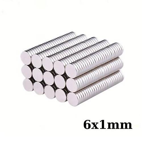 6x1mm Neodyum Güçlü Mıknatıs - Neodim Magnet